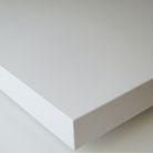 Mesa Consola extensible 180cm, Blanco, Patas de madera