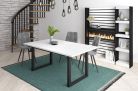 Mesa de Comedor, 167x90cm, Blanco, Estilo Industrial
