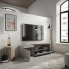 Mueble TV, 150x45x35cm, Cemento