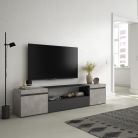 Mueble TV, 200x45x35cm, Cemento