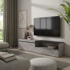 Mueble TV, 200x45x35cm, Cemento