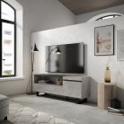 Mueble TV  Televisión, Cemento, Diseño industrial