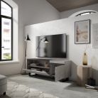 Mueble TV  Televisión, Cemento, Diseño industrial