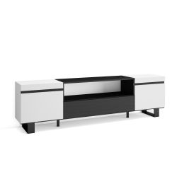 Mueble TV, 200x57x35cm Blanco y negro , Tall,...
